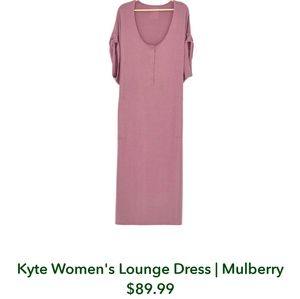 Kyte Baby Lounge Dress in Mulberry